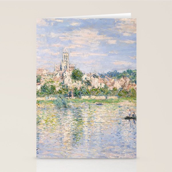 Vetheuil In Summer 1880 By Claude Monet Stationery Card