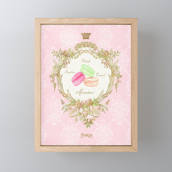 French Patisserie Macarons Mini Art Print