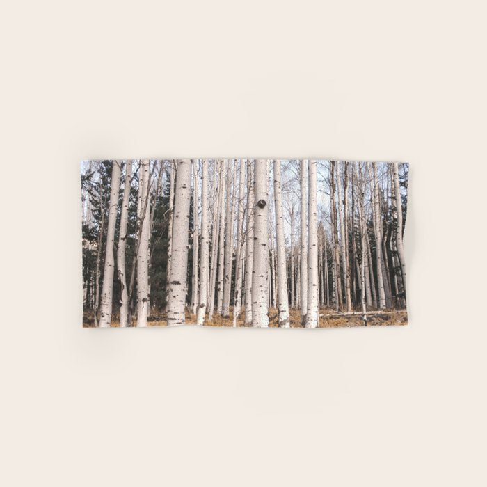 Trees Of Reason - Birch Forest Bath Towel