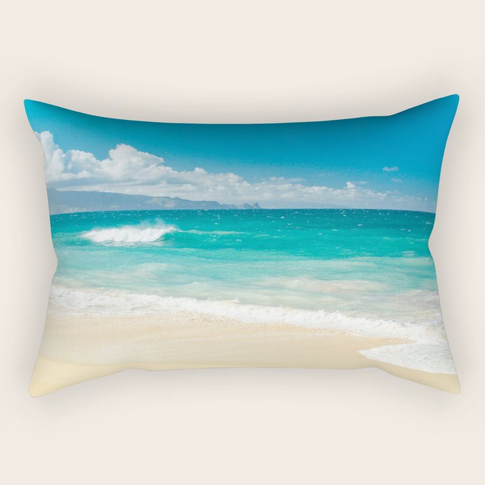 Hawaii Beach Treasures Rectangular Pillow