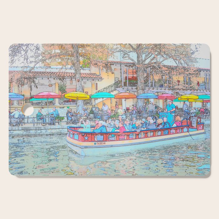 Ride Down The River - San Antonio, Texas Cutting Board