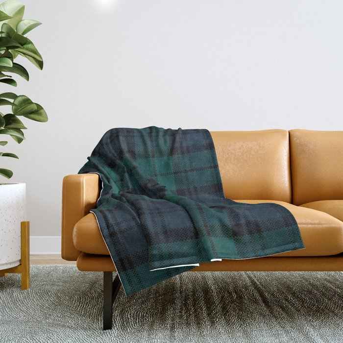 Love TartáN (2) - Black Watch Throw Blanket