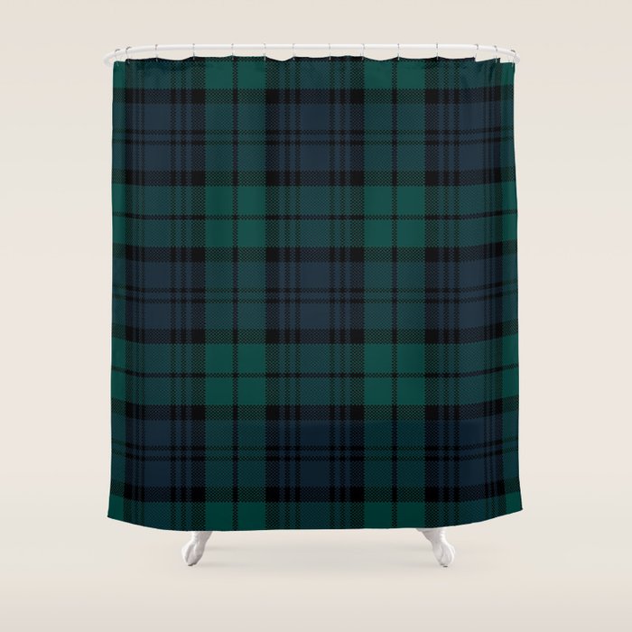 Love TartáN (2) - Black Watch Shower Curtain