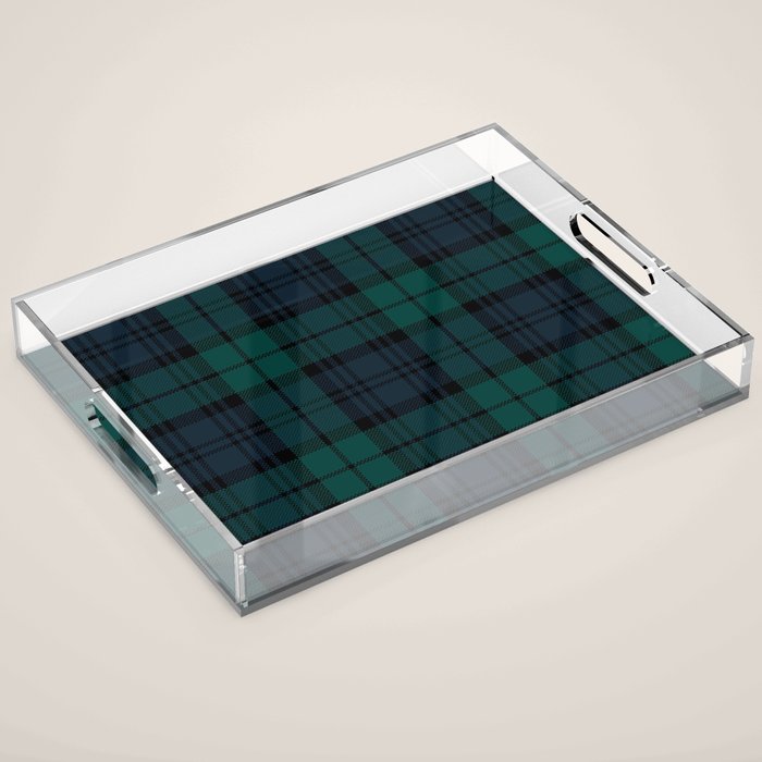 Love TartáN (2) - Black Watch Acrylic Tray