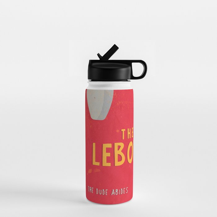 The Big Lebowski - Movie Poster, Coen Brothers Film, Jeff Bridges, John Turturro, Bowling Water Bottle