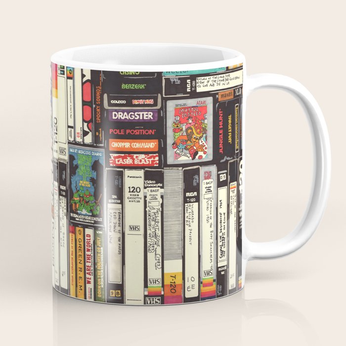 Cassettes, Vhs And Video Games Coffee Mug