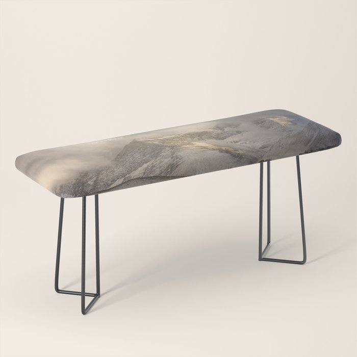 The Mountains Are Calling, And I Must Go.  John Muir. Vintage. Bench
