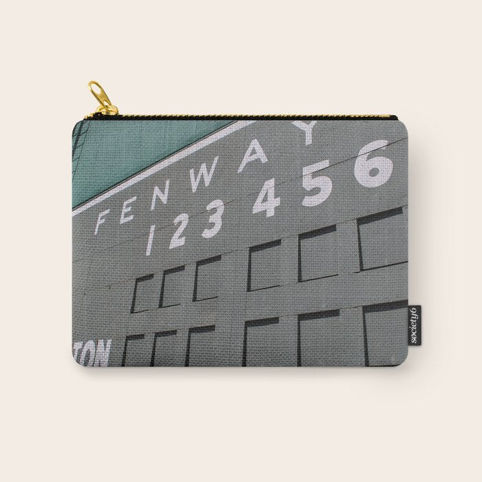 Fenwall -- Boston Fenway Park Wall, Green Monster, Red Sox Carry All Pouch