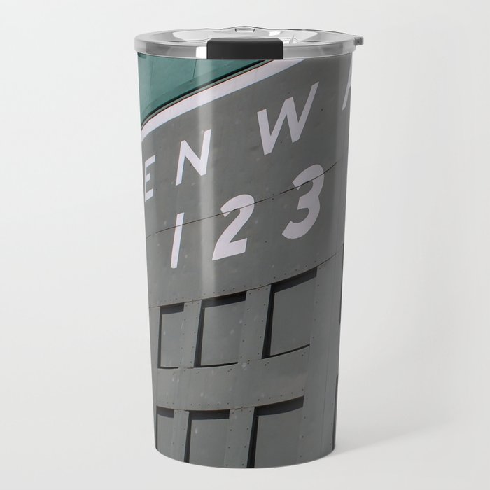 Fenwall -- Boston Fenway Park Wall, Green Monster, Red Sox Travel Mug