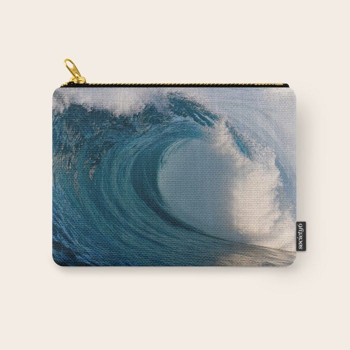 Wedge Morning Barrel ~ Newport Beach Ca Carry All Pouch