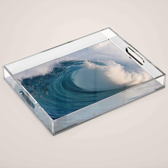 Wedge Morning Barrel ~ Newport Beach Ca Acrylic Tray