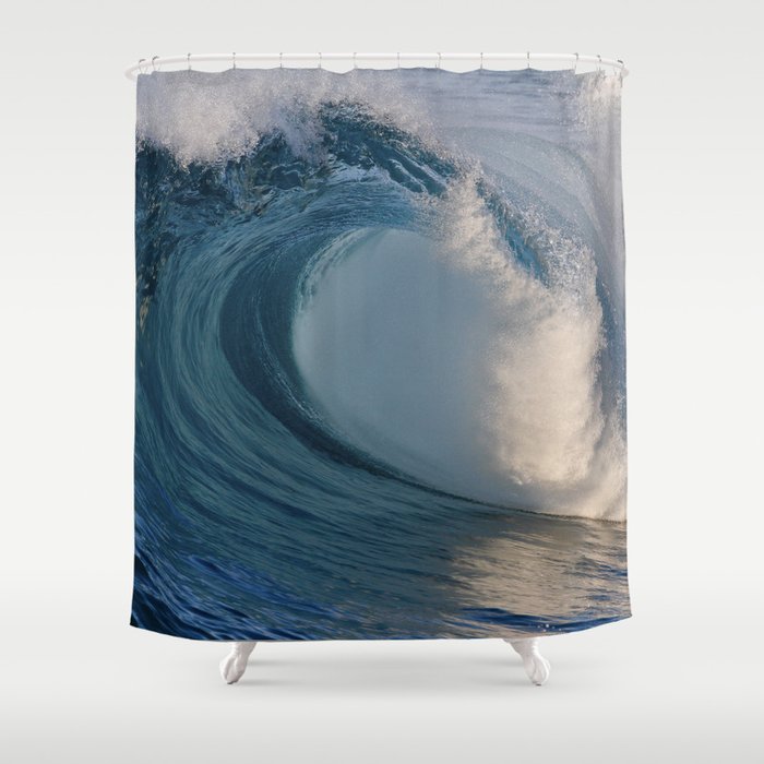 Wedge Morning Barrel ~ Newport Beach Ca Shower Curtain