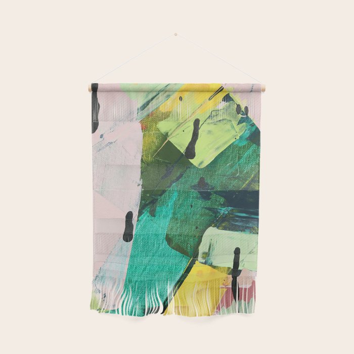 Hopeful[4] - A Bright Mixed Media Abstract Piece Wall Hanging
