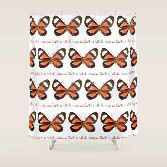Butterfly - Cartea Vitula Ucayala Shower Curtain