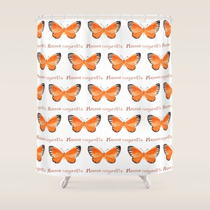 Butterfly - Mesene Margaretta Shower Curtain