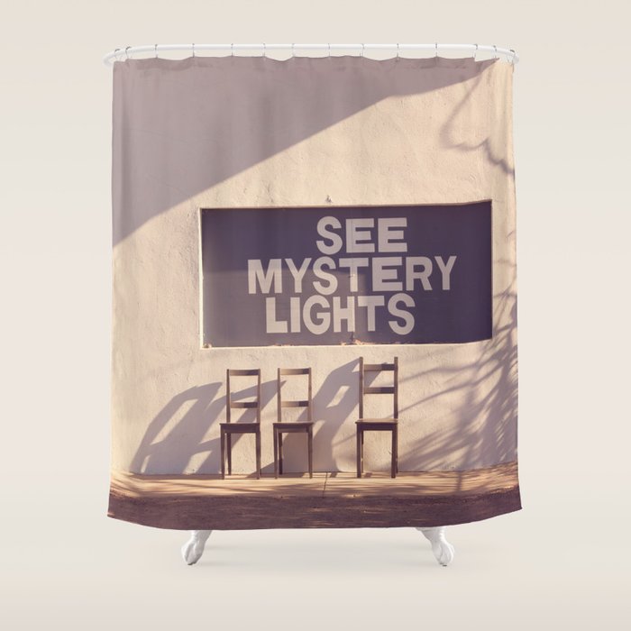 See Mystery Lights - Marfa, Texas Shower Curtain