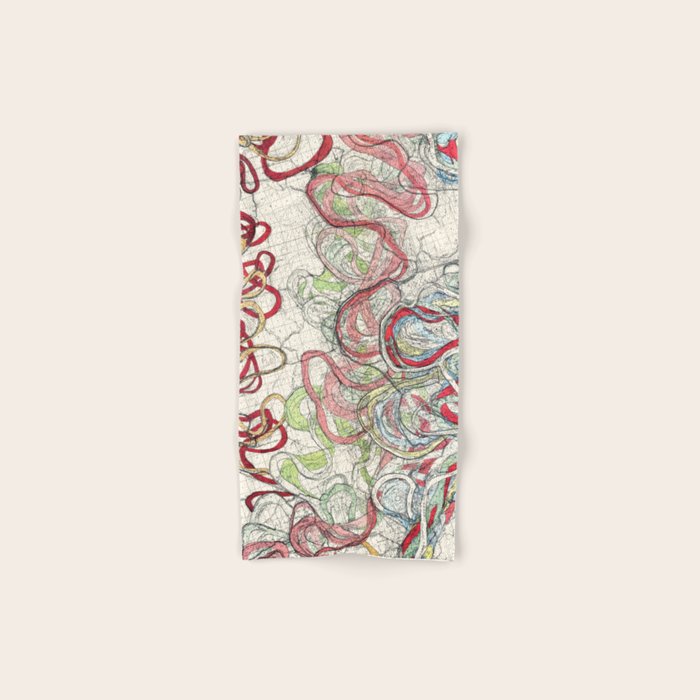 Vintage Map Of The Mississippi River Bath Towel