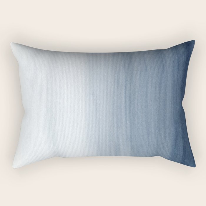 Ocean Watercolor Painting No.2 Rectangular Pillow