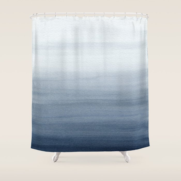 Ocean Watercolor Painting No.2 Shower Curtain