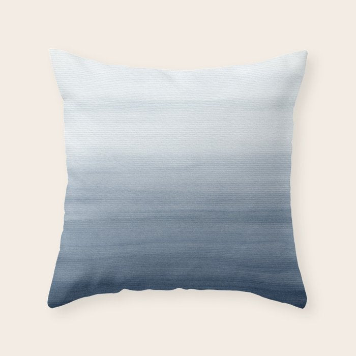 Ocean Watercolor Painting No.2 Throw Pillow