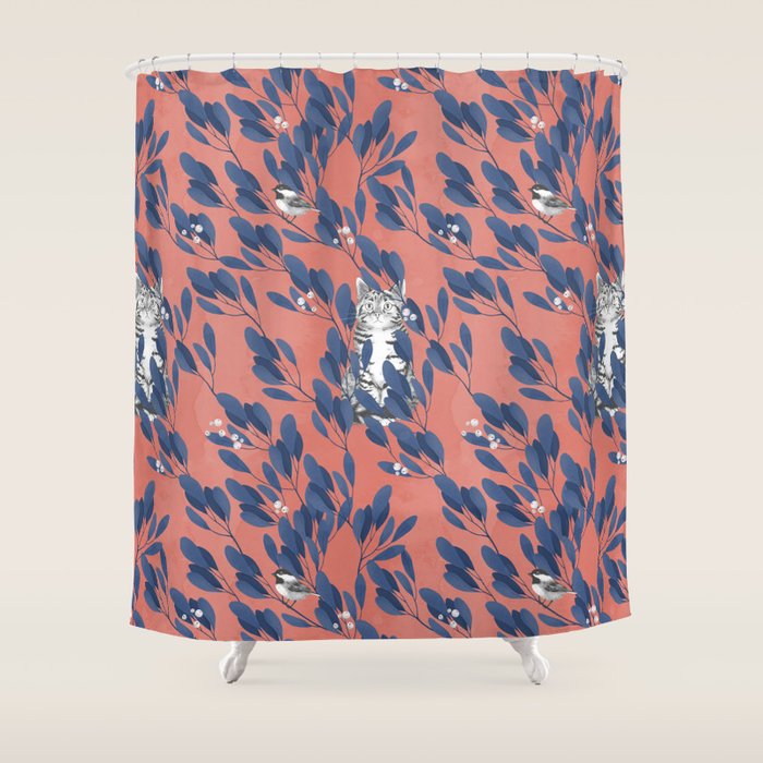 In The Wild // Repeat Pattern Shower Curtain