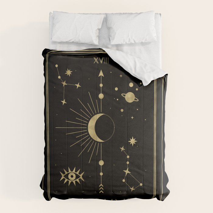 The Moon Or La Lune Gold Edition Comforter
