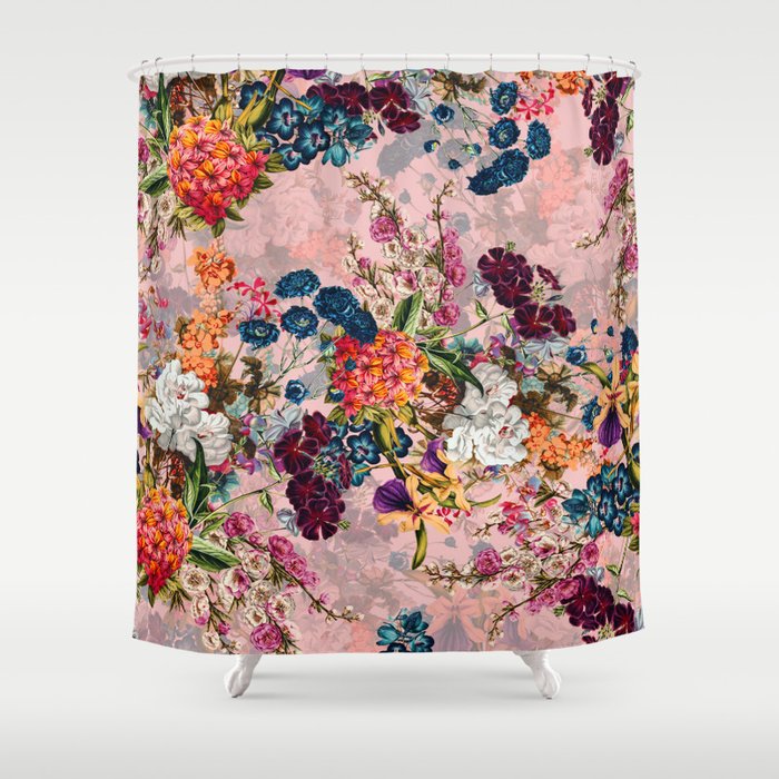 Summer Botanical Garden Viii - Ii Shower Curtain