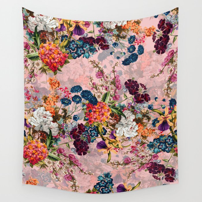 Summer Botanical Garden Viii - Ii Wall Tapestry