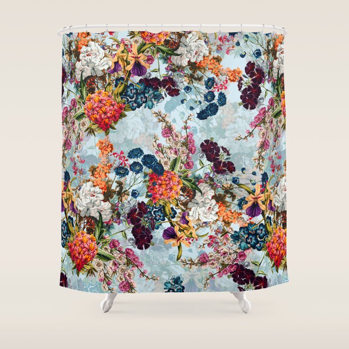 Summer Botanical Garden Viii Shower Curtain
