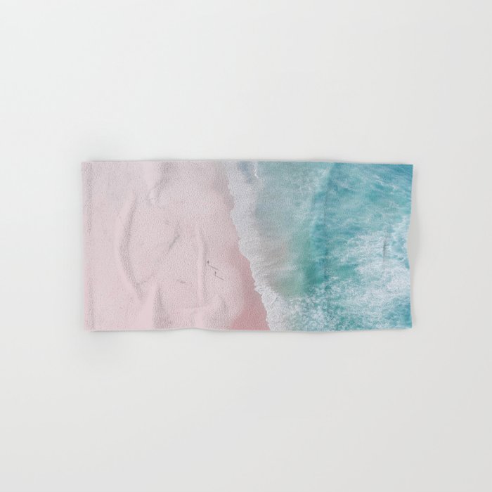 Ocean Walk - Aerial Beach Photography By Ingrid Beddoes Bath Towel