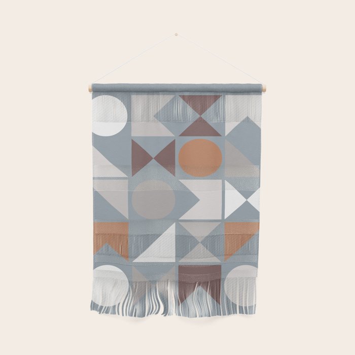Mid Century Modern Geometric 17 Wall Hanging