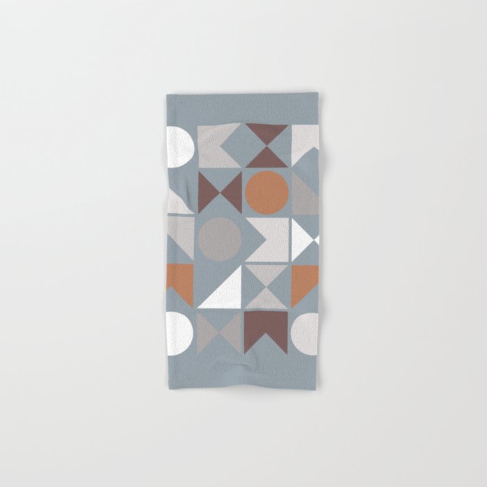 Mid Century Modern Geometric 17 Bath Towel