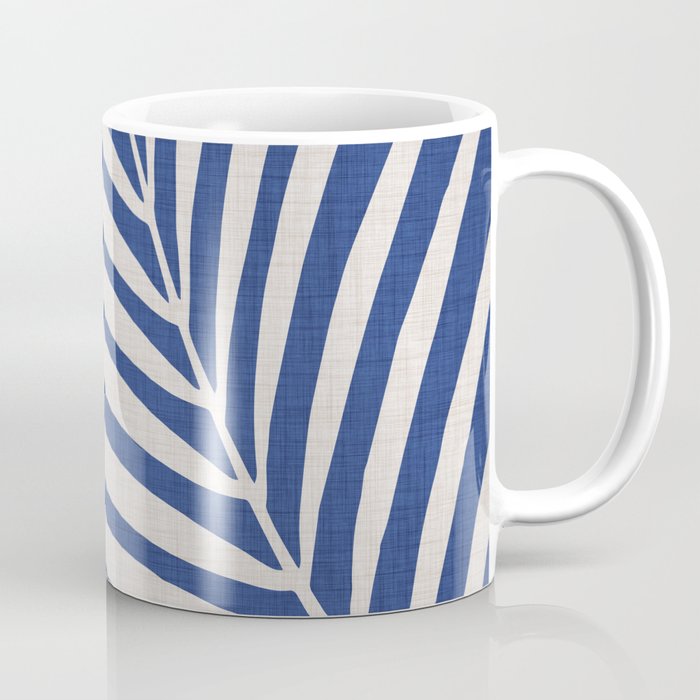 Indigo Palm Minimal Botanical Coffee Mug