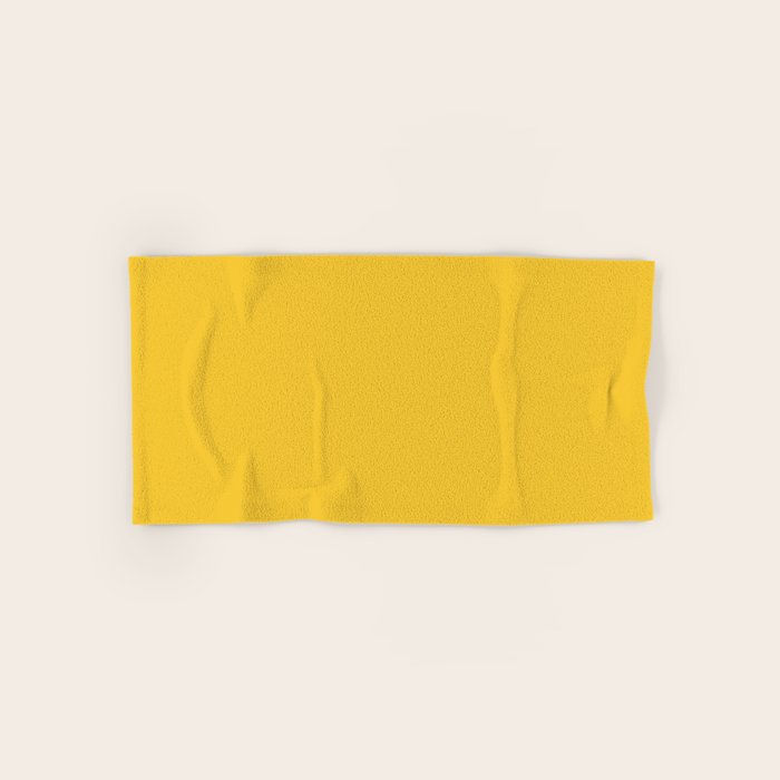 Canary Yellow - Solid Color Collection Bath Towel