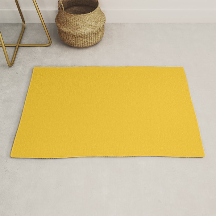 Canary Yellow - Solid Color Collection Rug