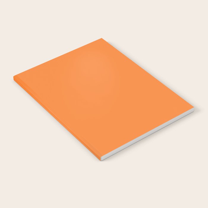 Tangerine - Solid Color Collection Notebook