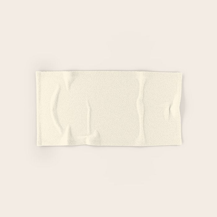Cream - Solid Color Collection Bath Towel