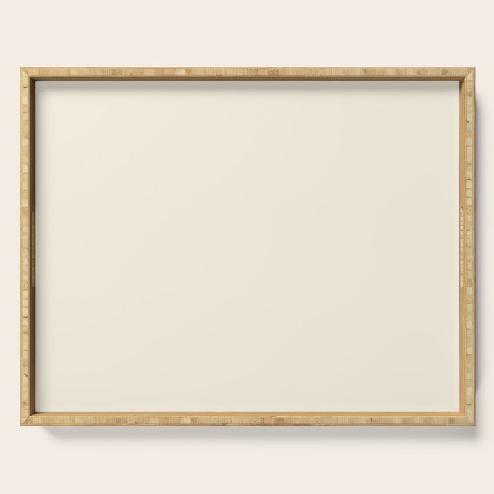 Cream - Solid Color Collection Serving Tray