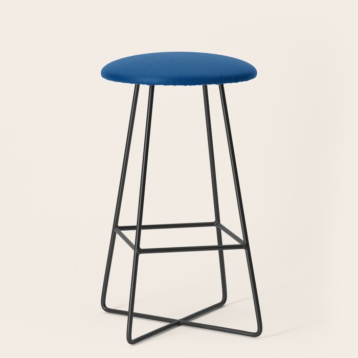 Lapis Lazuli Blue - Solid Color Collection Stool