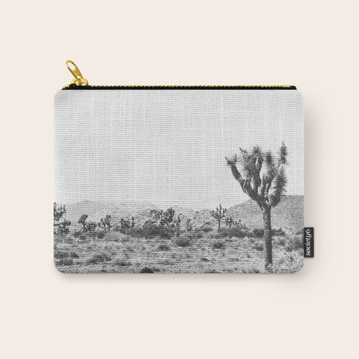 Joshua Tree Monochrome, No. 1 Carry All Pouch