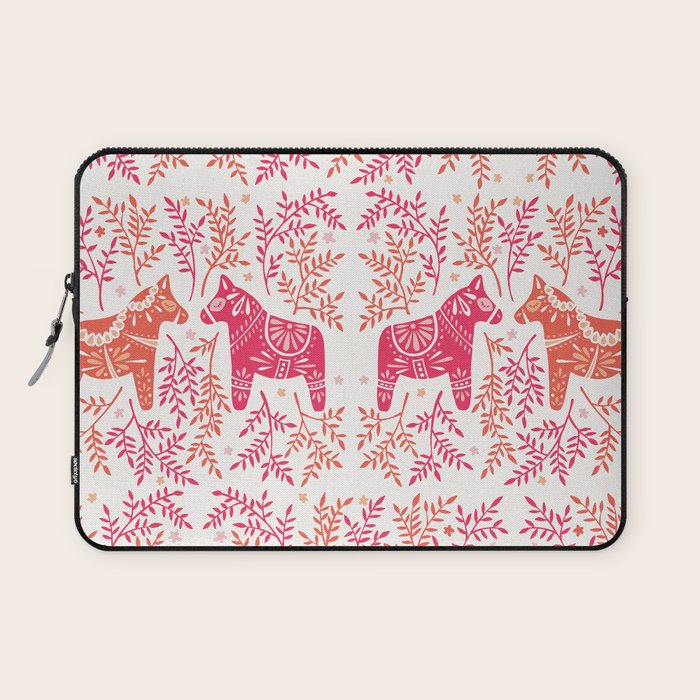 Swedish Dala Horses - Melon Palette Laptop Sleeve