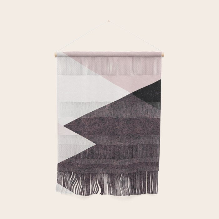 Geometrics Iii - Pink Granite & Marble Wall Hanging