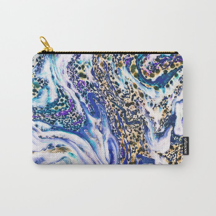 Blue Acid #Homestorie #Buyart #Decor Carry All Pouch