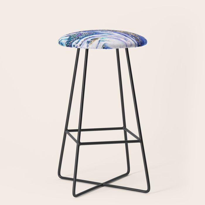 Blue Acid #Homestorie #Buyart #Decor Stool