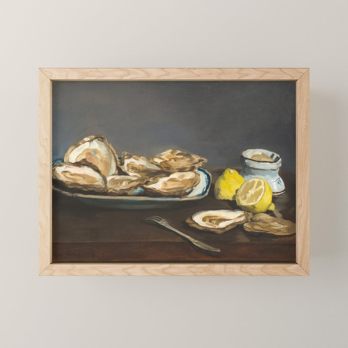Oysters By Edouard Manet, 1862 Mini Art Print
