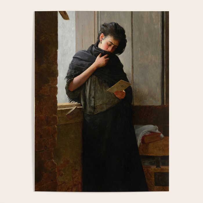 Longing - Saudade-  By Almeida Junior, 1899 Poster