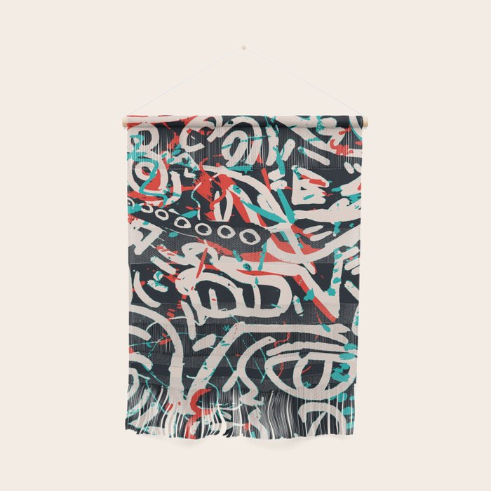 Street Art Pattern Graffiti Post Wall Hanging