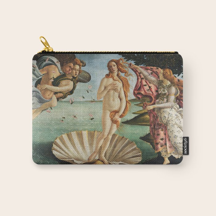 The Birth Of Venus By Sandro Botticelli, 1445 Carry All Pouch