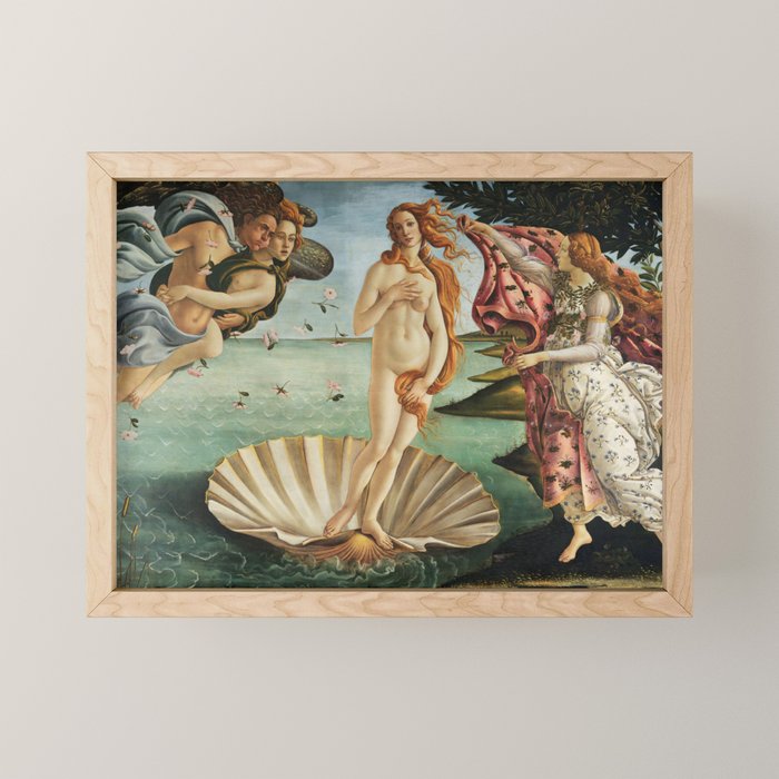 The Birth Of Venus By Sandro Botticelli, 1445 Mini Art Print