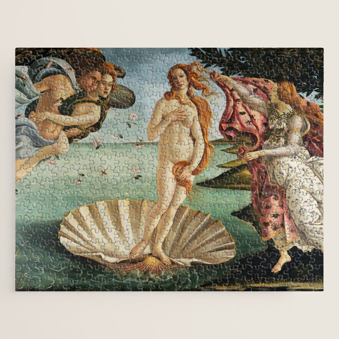 The Birth Of Venus By Sandro Botticelli, 1445 Jigsaw Puzzle